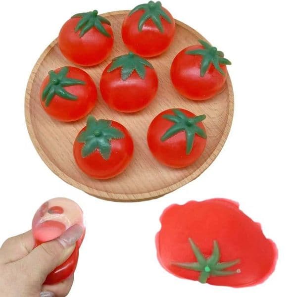 Squishy Cool In Summer Tomatoes Water Balloon Squeeze Sensory Fidget Toys Cant Be Broken Adults Squishy Squeeze Toys Z260511