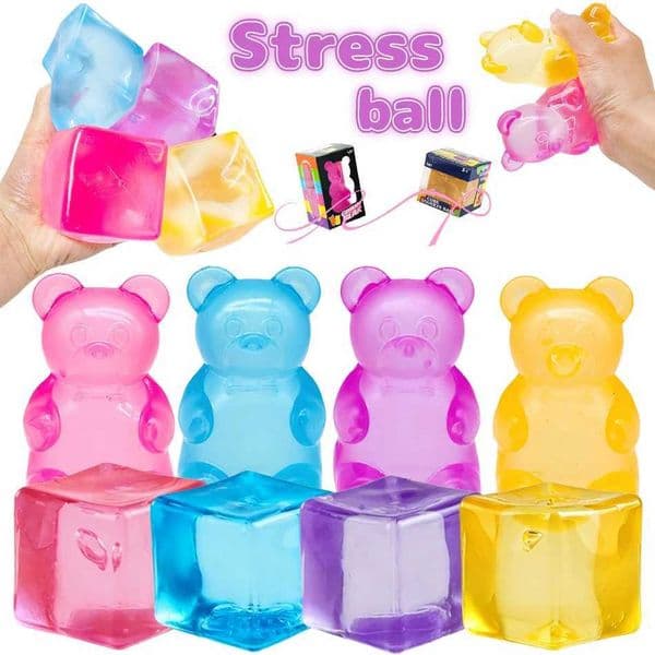 8P Schylling Nee doh Nice Cube Sensory Stress Relief Anxiety Sensory Tool for Focus ADHDOffice Desk Calming Gadget X260511