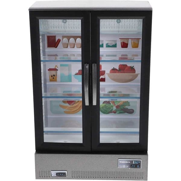 Mini House Refrigerator Decorative Plastic Mini Fridge Accessories for Miniature Furniture Home Scene Layout Miniature Furniture S260508