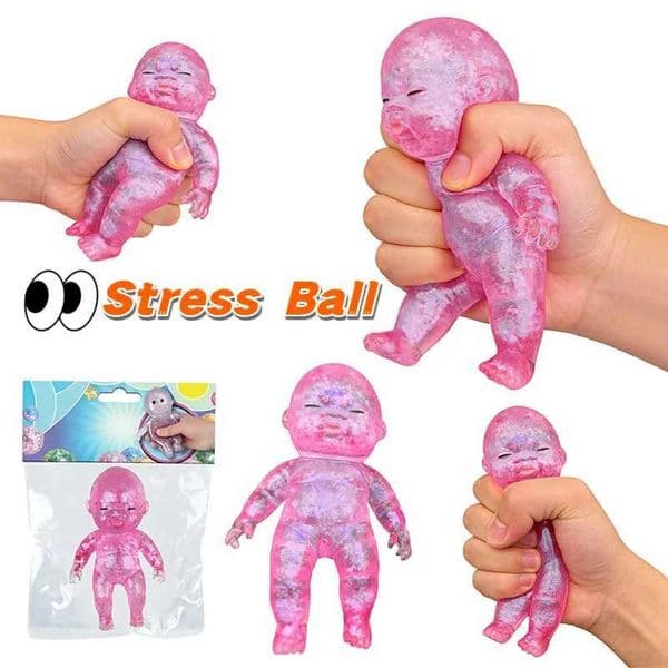 Vivid Sugar Baby Squeeze Toy Squishy Baby Slow Stress Ball Rebound Decompression Toy For Adult Kid Relieve Stress Home Decor H260512