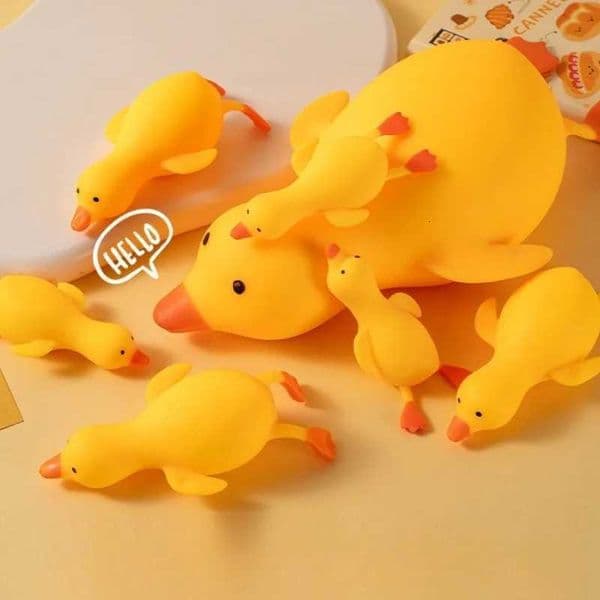 Squishy Antistress Duck Fidgets Cute Goose Animals Vent for Kids Adults Decompression Stretch Toys Friends Best Gift H2605121