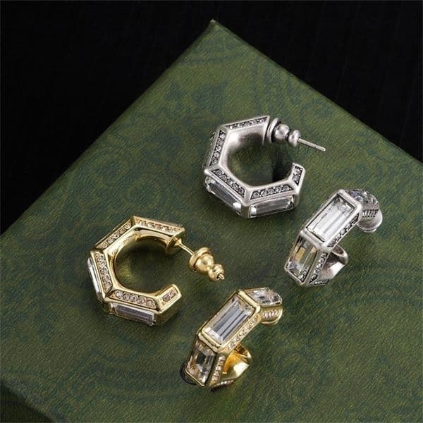 gg earrings Fashion stud earrings for women luxury jewelry designer earrings party wedding engagement lovers earrings