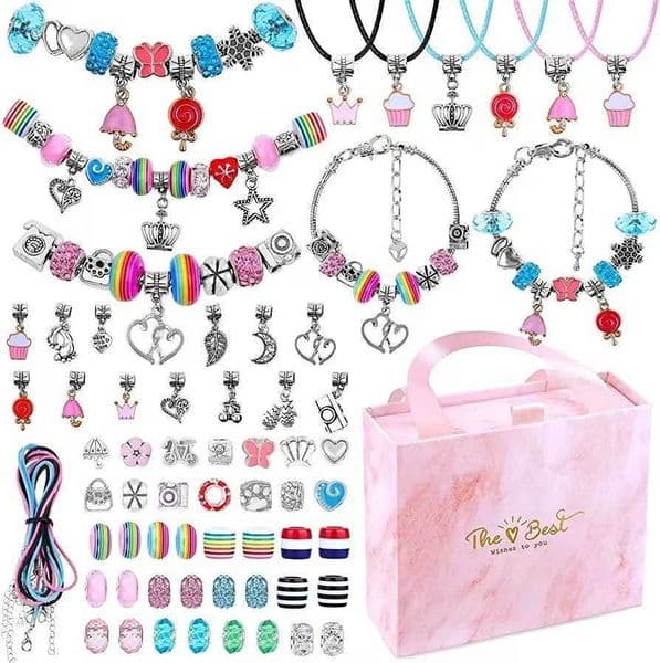 Russian Crystal Childrens Bracelet Girls Bracelet Jewelry Necklace Bracelet Bead Gift Set L260512J8XC