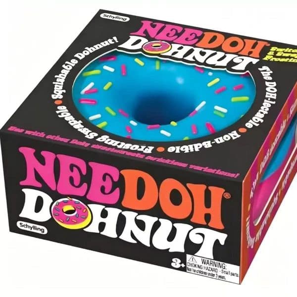 NeeDoh Dippin Dazzler Egg Donut prank stress relief toy soft glue vinyl squeeze toy Slow Rebound Pinch Ornament Relaxation BY AIR