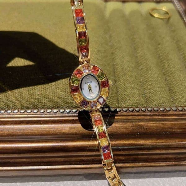 1pc Pre-Owned Ladies' Niche Luxury Fashionable Ins Style Elegant Watch Suitable For Daily Wear watch for women 26Y0512