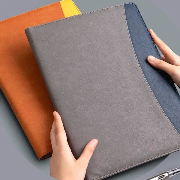 A4 Leather File Folder Business Multi-Functional 4S Manager Clip Sales Contract Clip Quantity House Clip With Calculator Board C 260511