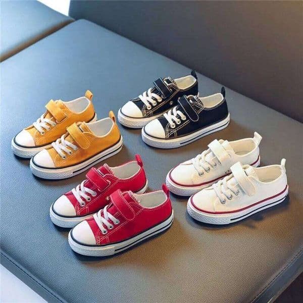 Low-top Canva 2026 Spring New Style White Candy Color Men's Women's Children's Parent-child Board Shoes 26Y0508