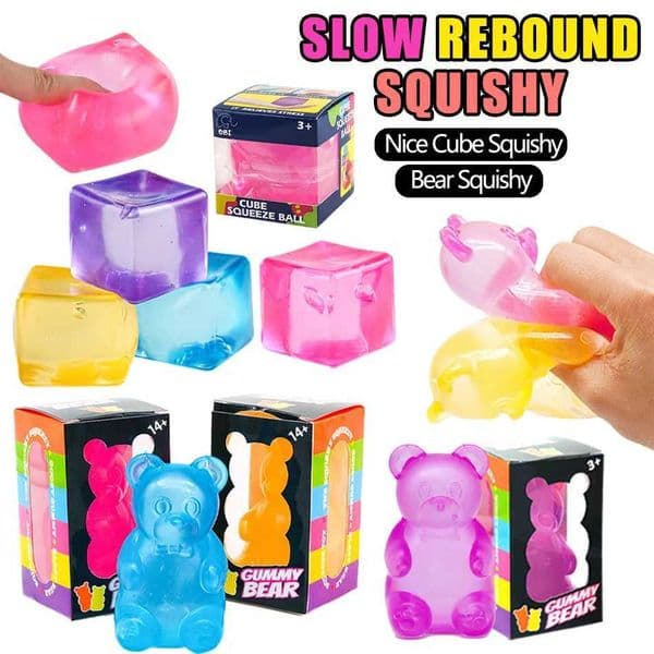 Schylling Needohes Nice Cube Sensory Fidget Cube Stress Relief Anxiety Sensory Tool for Focus ADHD Calming Office Desk GadgetT260512