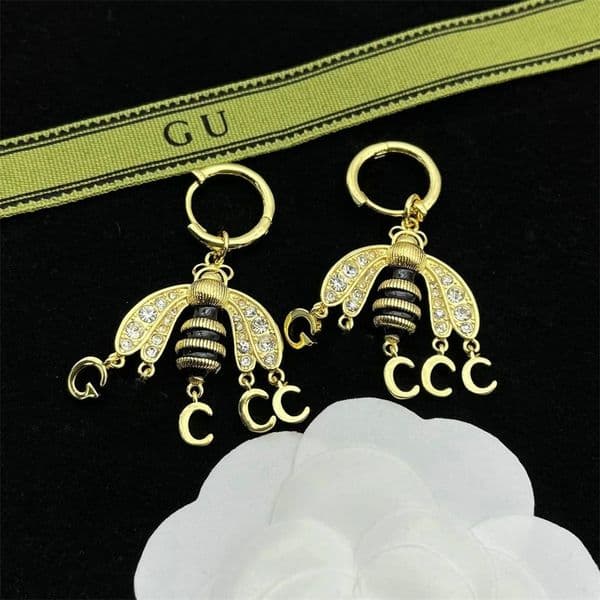 gg earrings Womens Designer Vintage Earrings 18K Gold Plated Earrings Luxury Jewelry Designer Earrings Gift Party Wedding