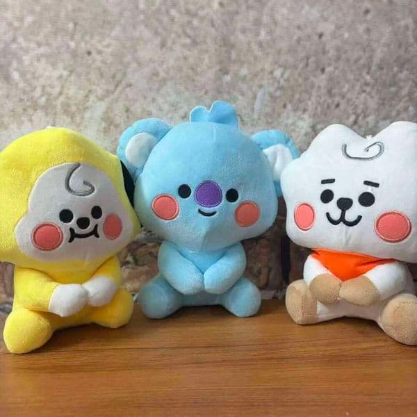 B-T-2-1New Mini Doll Pendant Keychain Plush Toy Bag Accessories Kawaii Anime Cute Key Chains Birthday Gifts 26Y0512