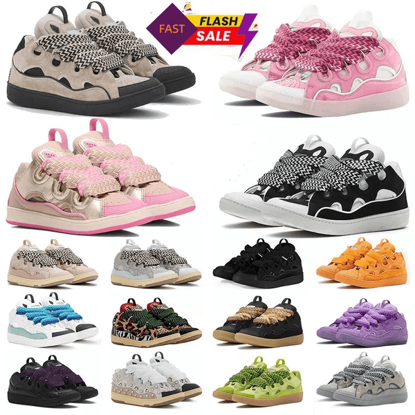 Sports Shoes for Mens Womens New Fashion Classic Trend Couples Toe Splash Ink Design Color Laces Casual Sports Designer Contrast Colorr Upper Men and Women