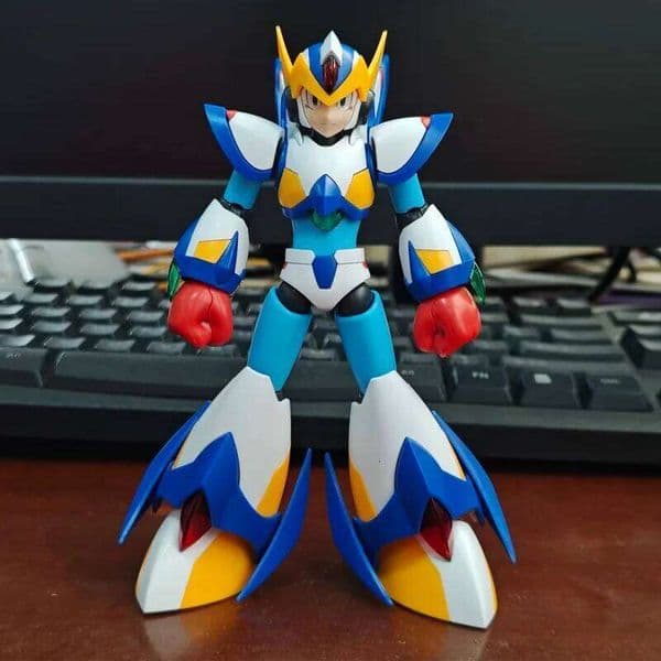 Rockman KP701 X Fifth Form Falcon Armor Model Kit Action Figures Desktop Ornament Doll Mega Man Boy Toy Gift Collectible W260512