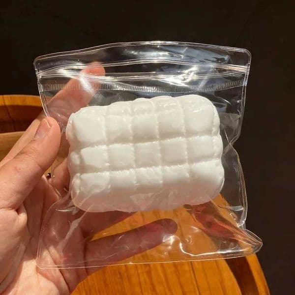 Grid Pillow Soap Maltose Squishies Ultra Soft Hand Pinch Slow Flow Portable Anti-Stress Sensory Squish Toy H260512