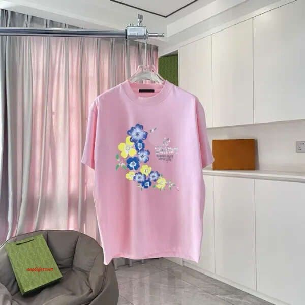 Men's Plus Tees & Polos Summer New Fashion Crew Neck T Shirt Cotton Short Sleeve Shirt Hawaiian Beach Print Shirt G4666