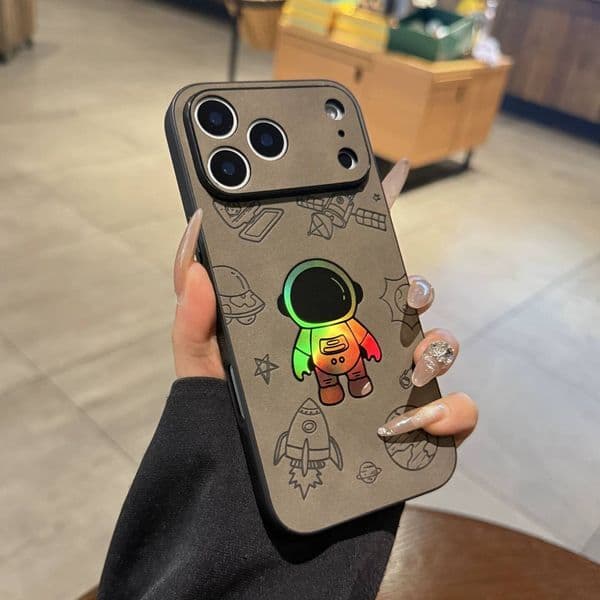 Laser Gradient Small Coal Ball Phone Suitable Apple Pro, New Air iPhone 17 Pro Max Full Coverage, 16 Suede Leather, 14 Niche, 13 High-End, 12 Pm Couple, 15