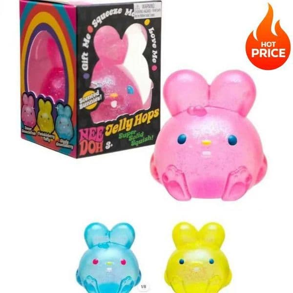 Schylling Needoh Nice Cube Sensor Stress Relief Squishy Cube Anti-AnxieTY Squeeze Object For Focus ADHD PopulationT260512