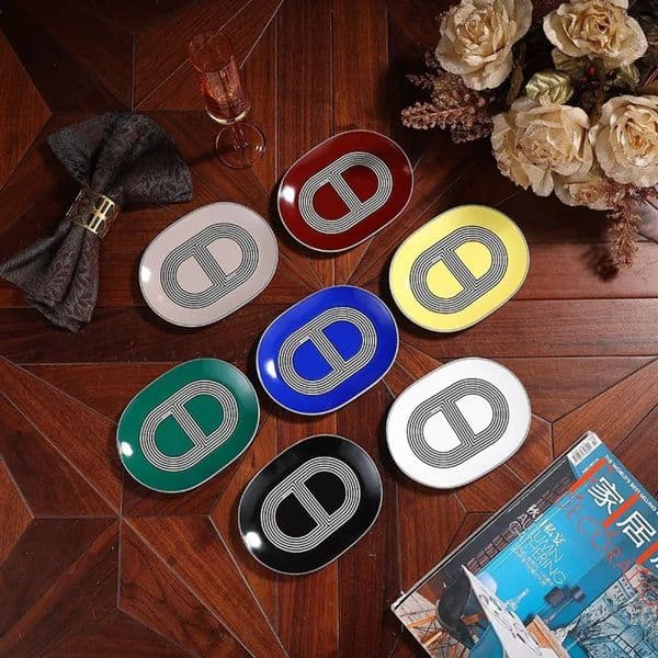 2026 Luxury Ceramic Tableware Western Food Japanese Entry Lux Household Dinner Plate Fruit Dessert Salad Dish Free Shipping 02