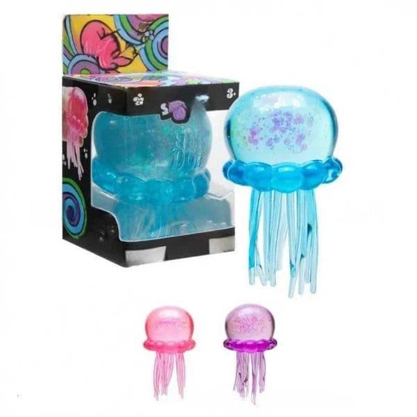Portable Sensory Squeeze Jellyfish Toy Squishy Stress Relief For Kids Teens Party Table Decor Home Desk Cute Birthday Gift H260512