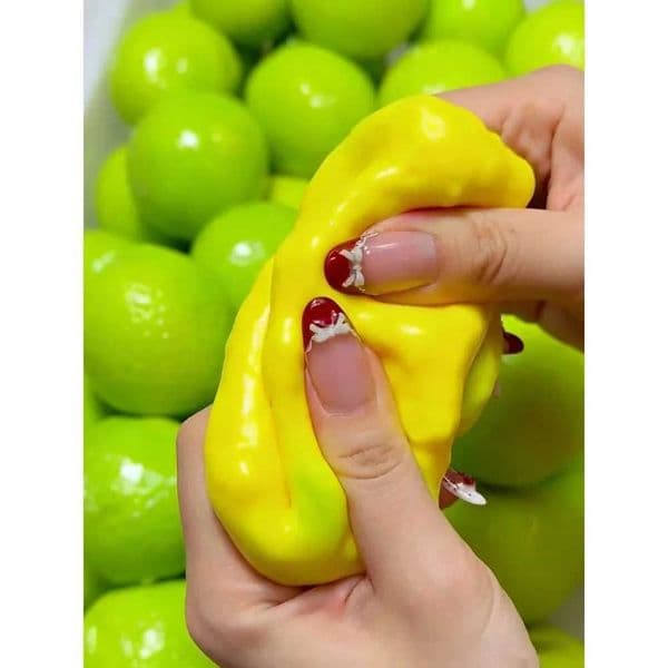 Handmade Crispy lemon Stress Ball Squeeze Toy Color-Changing Mango Squishy Fidget Ball ASMR Sensory Stress Relief Toy Z260512