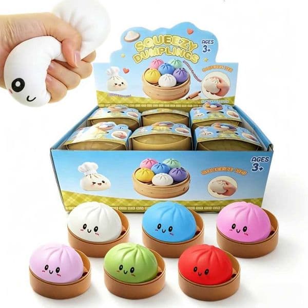 Dumpling Squishy Squeeze Fidget Toy Soft Slow Rebound Stress Relief Ball Squeeze Fidget Gift Creative Birthday Gifts FavorT260512