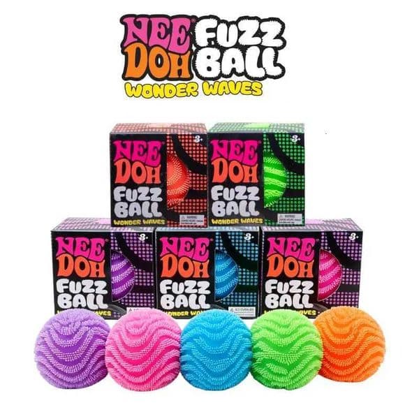 Schylling Fuzz Ball Soft Fluffy Stress Squeeze Ball Anti Anxiety Squishy Toy Portable Office Relaxing Gift X260511