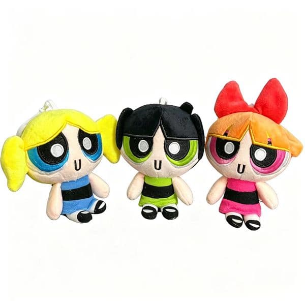 Cartoon Animation Film and Television Around the Flying Police Woman Doll Flying Girl Plush Doll Claw Machine Doll 8 Inches