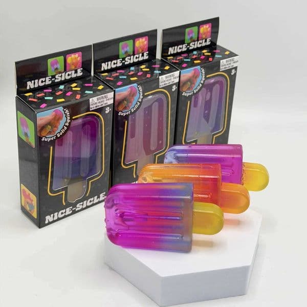 Hot New Ice Squeezing Soft Candy Summer Sensory Stress Relief Color PinCHIng Music Fidget Sensory Toy Z2605291