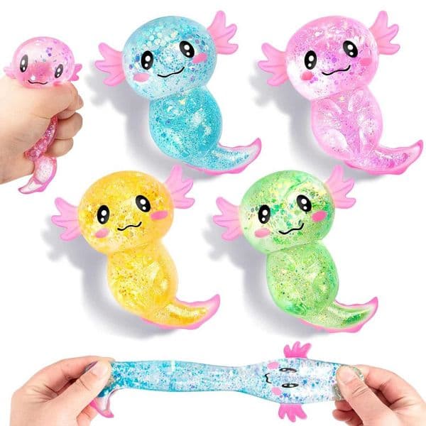 Creative stress relieving tool cute salamander pinch music slow rebound stress relieving toy sensory toy Z260512