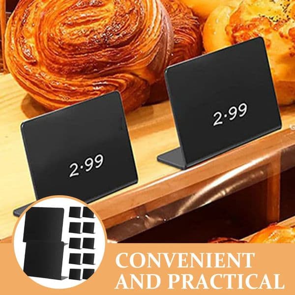 12Pcs Price Label Clip Decorative Chalkboards Mini Blackboards Writing Boards for Party Wedding Restaurant Menu Signs Display 260511