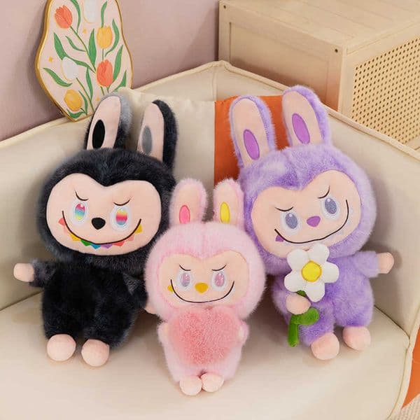 Labubu Plush Toy European Mink Childrens Doll Soft Plush Toy Claw Machine Doll Gift Labubu L260512OGH8