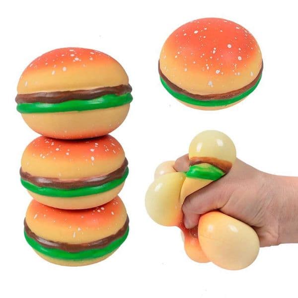 Squishy Stress Relief Toy Hamburger Pinching Cookies Decompression Venting Toy Anxiety Relaxation Office Desktop Accessory H260512