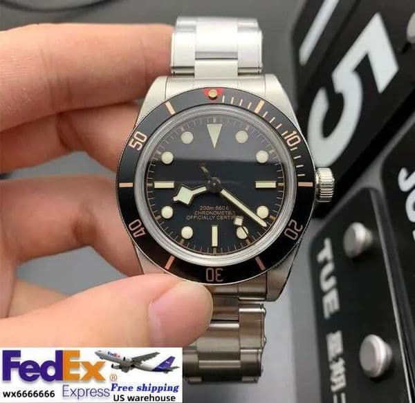 Top-notch Black Bay Super Clone quality Super clone waterproof by designer, 41mm men's automatic movement sapphire watch