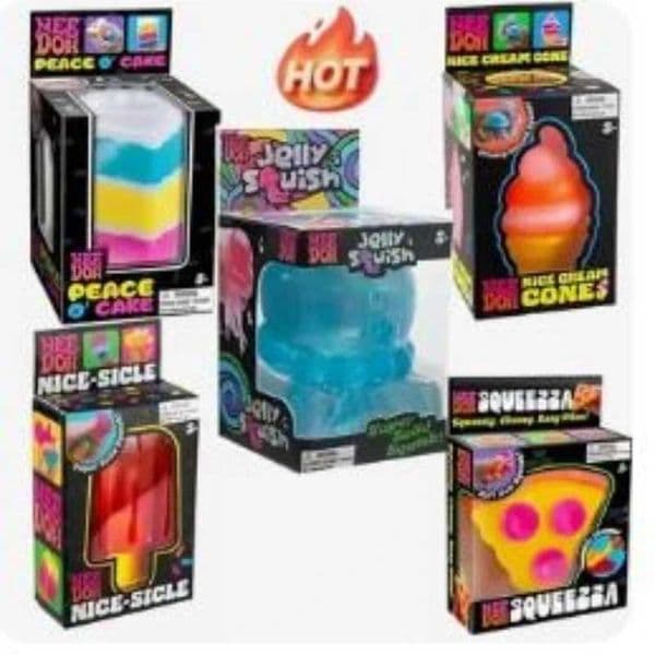 Fashion Nee Doh Jellyfish and Cube Squeeze Toys Soft Jelly Sensory Stress Relief Toys NeeDohT260512