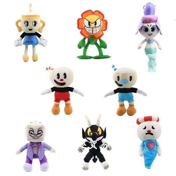 Game Cuphead Toy Mugman Ms. Chalice ghost King Dice Cagney Carnantion Puphead Plush Dolls Toys for Children Gifts J260512