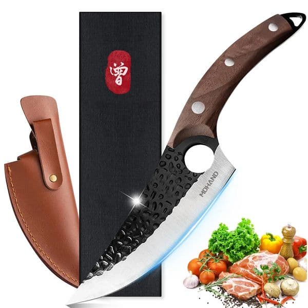MDHAND Ultrasharp and Wearresistant Boning Knife Stainless Steel Meat Cleaver Outdoor Cooking Cutter Butcher knife 260512