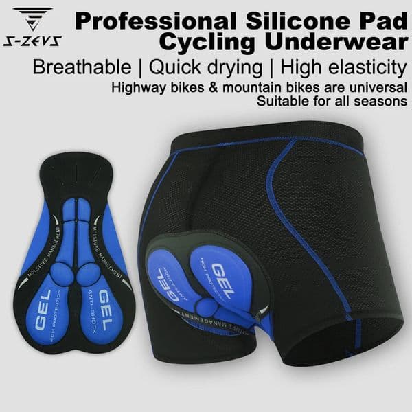 S-ZEUS Mens Cycling Underwear Shorts 5D Gel Pad Breathable Non-Slip Bike Shorts Bike Underpant MTB Road Bike Riding Shorts 260511