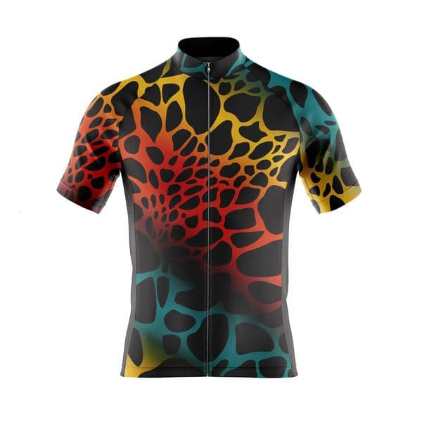 Summer Mens Off-road Short-Sleeved Cycling Jersey Lion Mountain Bike Downhill Motorcycle Team Cycling Clothes 260511