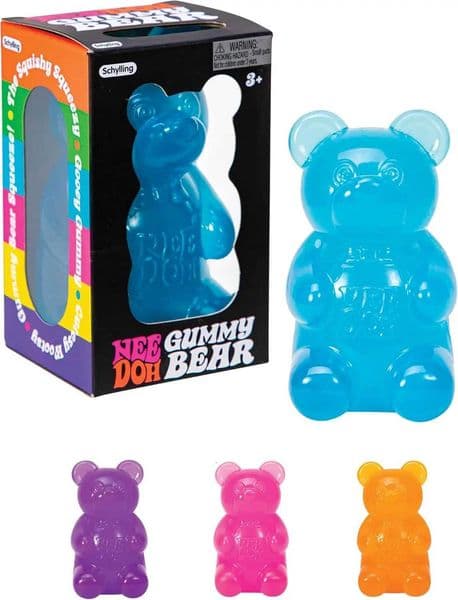 New 8cm NeeDoh Cute Gummy Bear Sensory Squeeze Toy with Jelly-like Filling Slow Rebound Stress Relief Toy To Alleviate Anxiety H260512 thumbnail 2