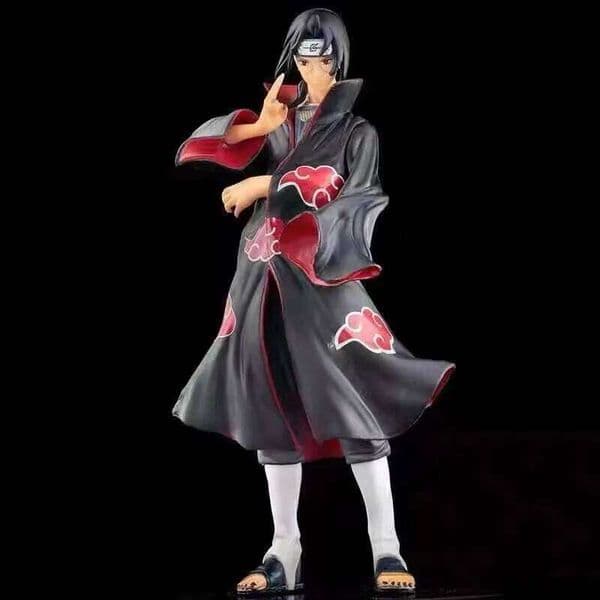 2025 Hot Shippuden Akatsuki Infinite Moon Uchiha Itachi Anime Figure Handmade Model Ornament Kids Brithday Gifts 26L0512