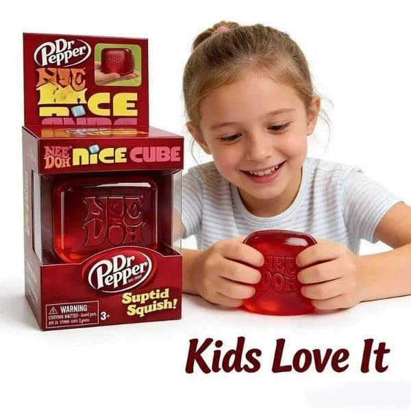 Red Cube Squishy Squeeze Toy Soft Stretchy Stress Relief Toy Cute Fidget Toy for Anxiety Play squishies fidgets toysT260512