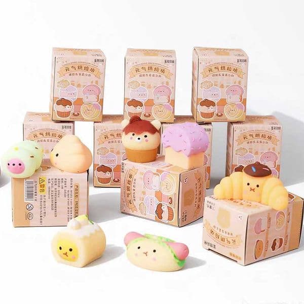 Baking Simulation Food Squishy Toy Blind Box Squeeze Toy Relieve Anxiety Anti Stress Toy for Adults and Friends Gift H260512