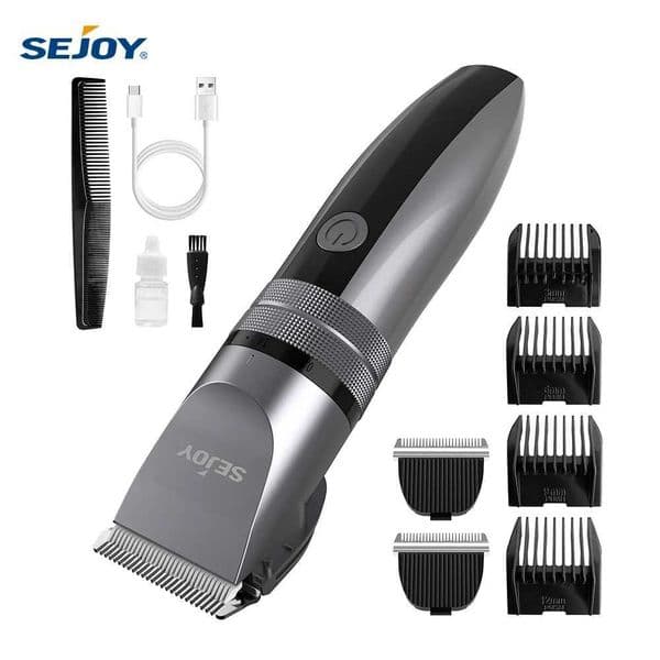 Sejoy Electric Hair Clippers Men Professional kit USB Rechargeable Mens Barber Hair Cutting Machine Beard Trimmer For Men Kids T260512