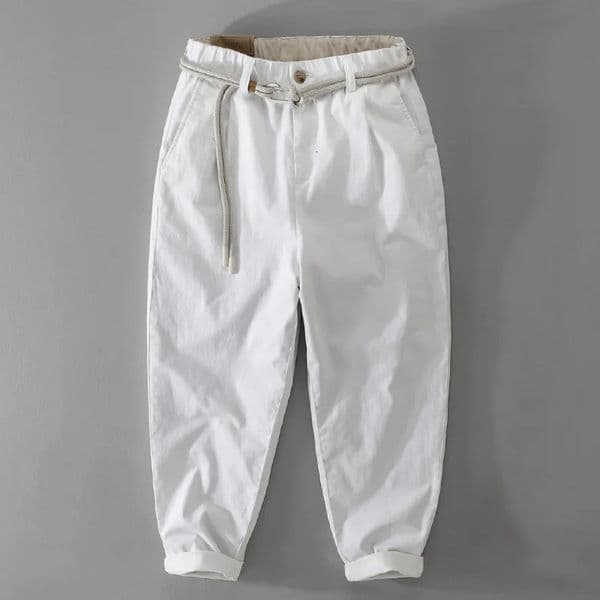 Mens clothing Japanese workwear pants versatile loose fit youth heavyweight casual mens 260509