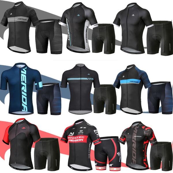 Summer cycling short-sleeved suits, mountain road cycling suits, quick-drying and breathable men's and women's summer road cycling pants