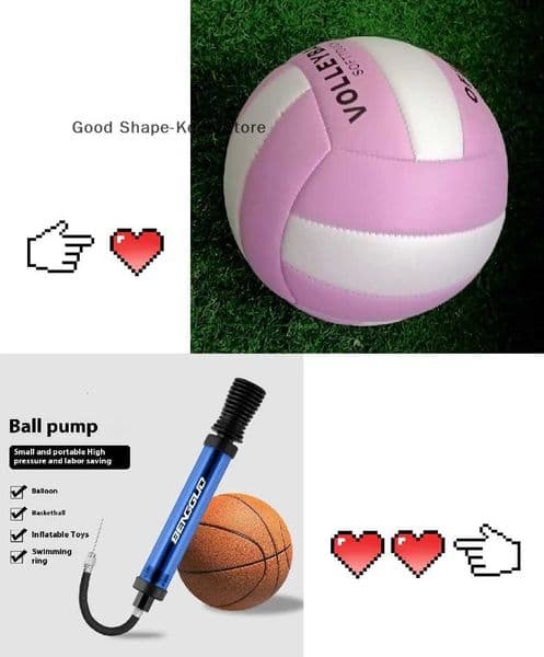 1PC Size 5 Volleyball Soft Indoor Outdoor Volleyball For Game Gym Training Beach Play Volleyball For Beginner TeenagerT260513