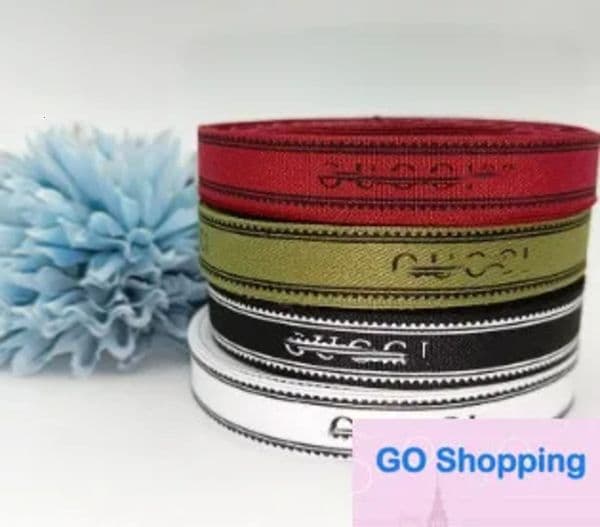 2026 Factory Outlet 1.5Cm Wide New Letter Printing Gift Box Cake Bouquet Diy Shoelace Hair Trimmings Accessories Free Shipping 02