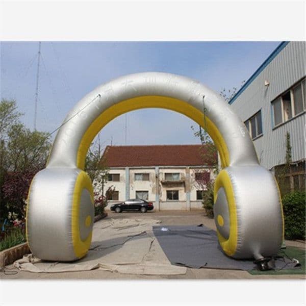5m 16.4ft High Inflatable Arch For nightclub Decorative Giant inflatable headset arch
