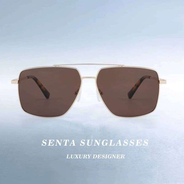 Polarized Sunglasses Men Women High Quality Metal Full Frame Fashion Designer Square Shades UV400 Protection Car Driving Glasses 26W0513