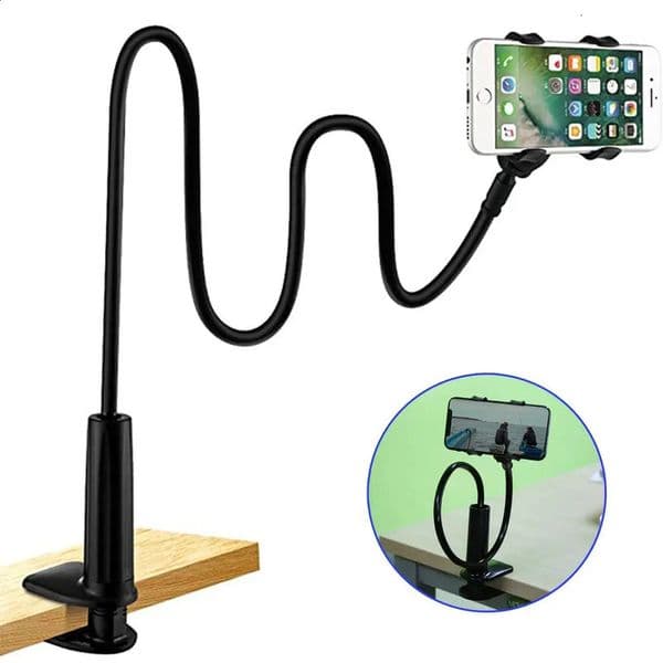 2026 Lazy Flexible Gooseneck Mount Clamp Stand For Iphone Anroid Cellphone Bed Desk Holder 360 Mobile Phone Clip Free Shipping 03