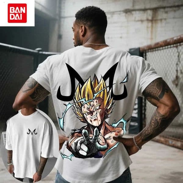 2026 Dragon Ball Summer Mens T-Shirt Japanese Anime Vegeta Autumn Inside Boy Childrens Parent-Child Design Trendy Short Sleeve L2605130ETG